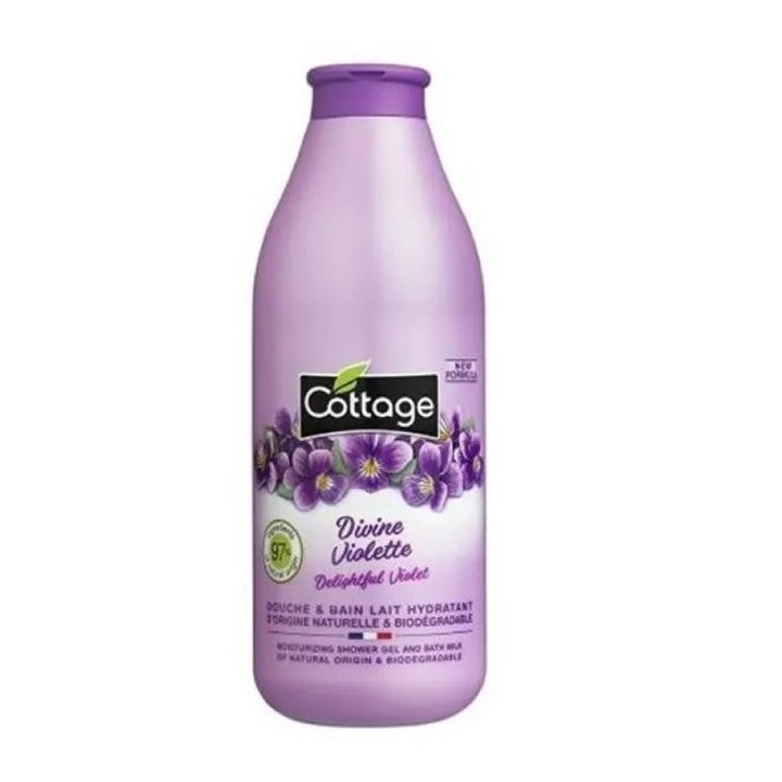 Cottage Divine Violette Milk Shower Gel 750ml - unisex - Teknashop Ltd