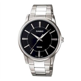 CASIO COLLECTION Mod. 3 H - BLACK - WW.MTP-1303D-1AVDF - Teknashop Ltd