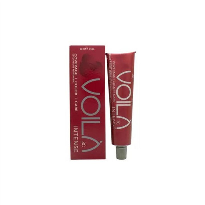 Intercosmo, Voila 3C Intense, Permanent Hair Dye, 8.34 Light Golden Copper Blonde, 60 ml - Teknashop Ltd