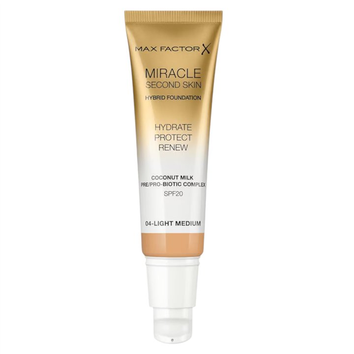 Max Factor, Miracle Touch, Radiant, Compact Foundation, 04, Light Medium, SPF20, 30 ml - Teknashop Ltd