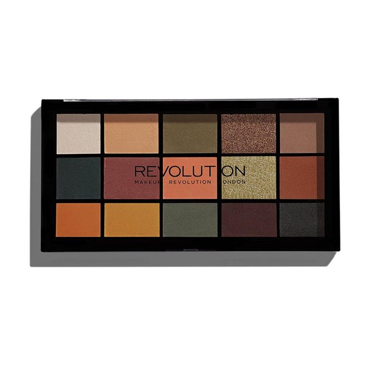 Makeup Revolution, Reloaded, Vegan, Eyeshadow Palette, Iconic Division, 15 pcs, 16.5 g - Teknashop Ltd