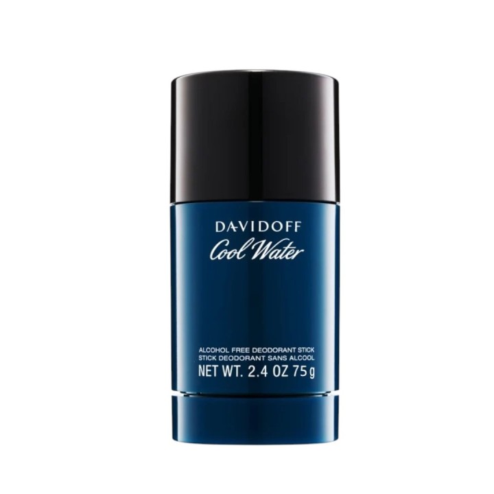 Davidoff, Cool Water - Alchool Free, 24h Protection, Deodorant Stick, For Men, 75 g - Teknashop Ltd