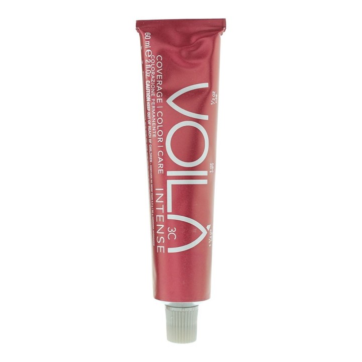 Intercosmo, Voila 3C Intense, Permanent Hair Dye, 8.00 Light Mediterranean Blonde, 60 ml - Teknashop Ltd