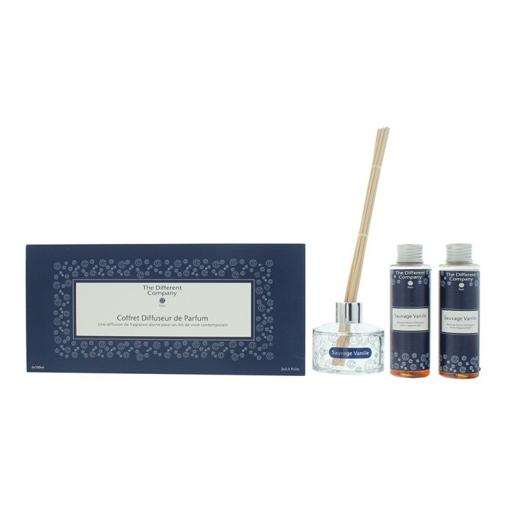 Set Duo, The Different Company, Sauvage Vanille, Vanilla, Room Air Freshener, 2 pcs, 100 ml - Teknashop Ltd