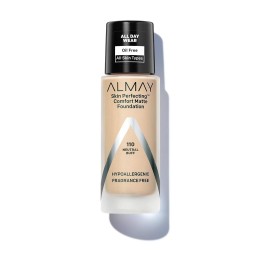 Almay, Skin Perfecting Comfort, Matte, Liquid Foundation, 110, Neutral Buff, SPF 15, 30 ml - Teknashop Ltd
