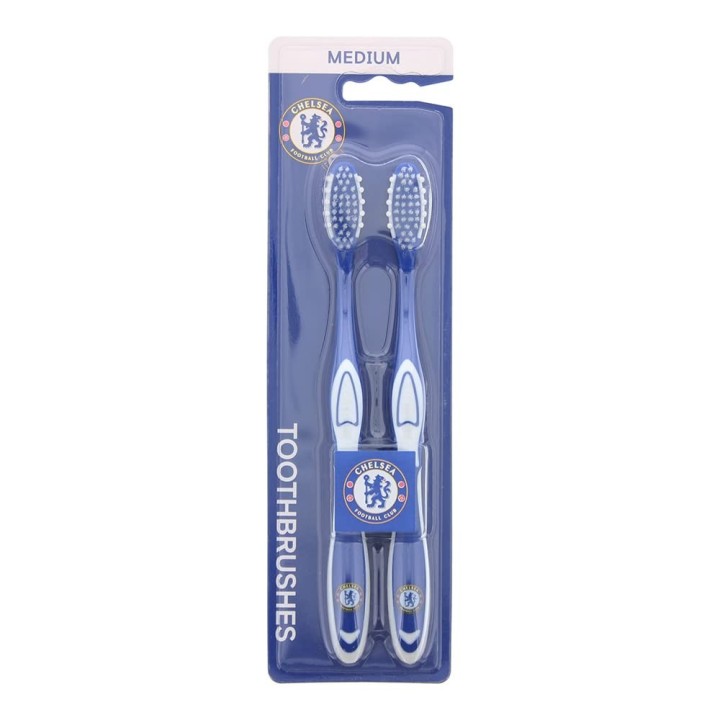 Set Duo, Epl, Tottenham Hotspur, Toothbrush, Blue/White, 2 pcs - Teknashop Ltd
