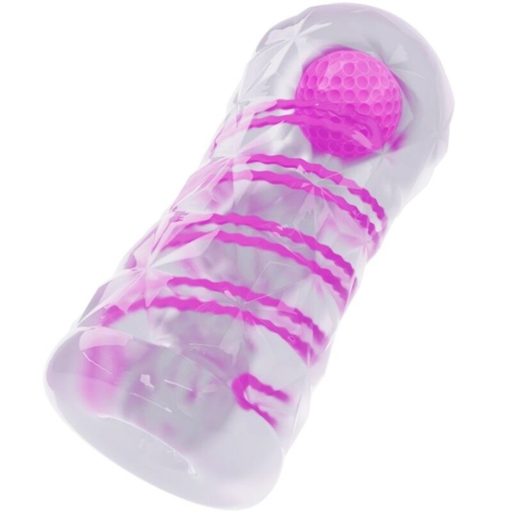 PRETTY LOVE - FANTASY MALE MASTURBATOR WITH INTERNAL SPIRAL AND TRANSPARENT BALLS - D-236844 - Teknashop Ltd