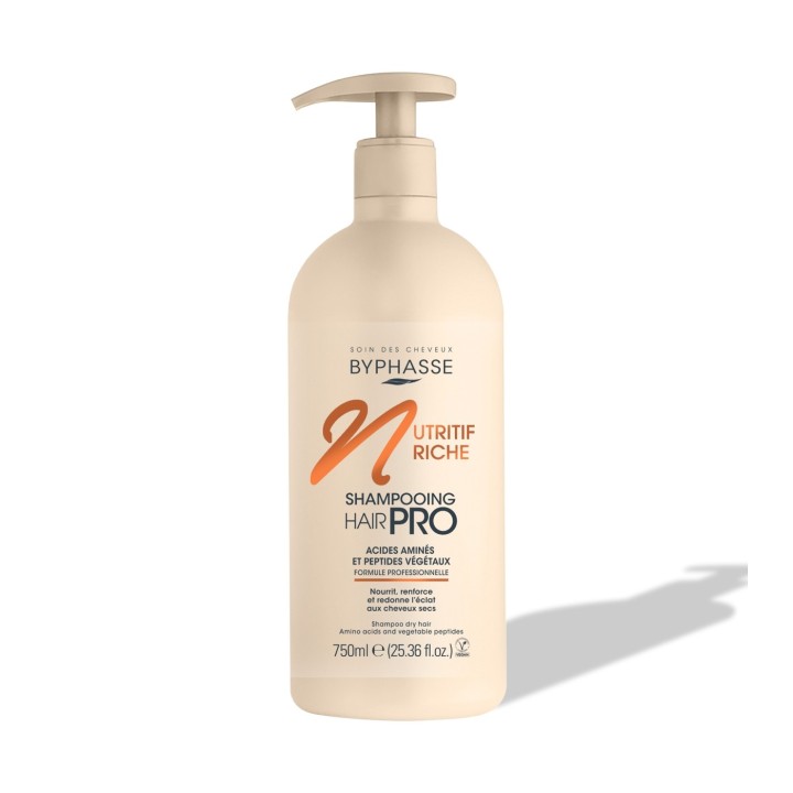 Byphasse, Pro Nutritive Rich, Hair Shampoo, Nourishing, 750 ml - Teknashop Ltd
