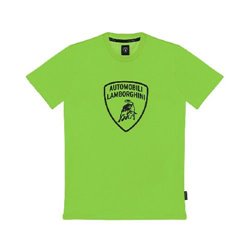 LAMBORGHINI SIZE L MENSBIG SHIELD TEE GREEN