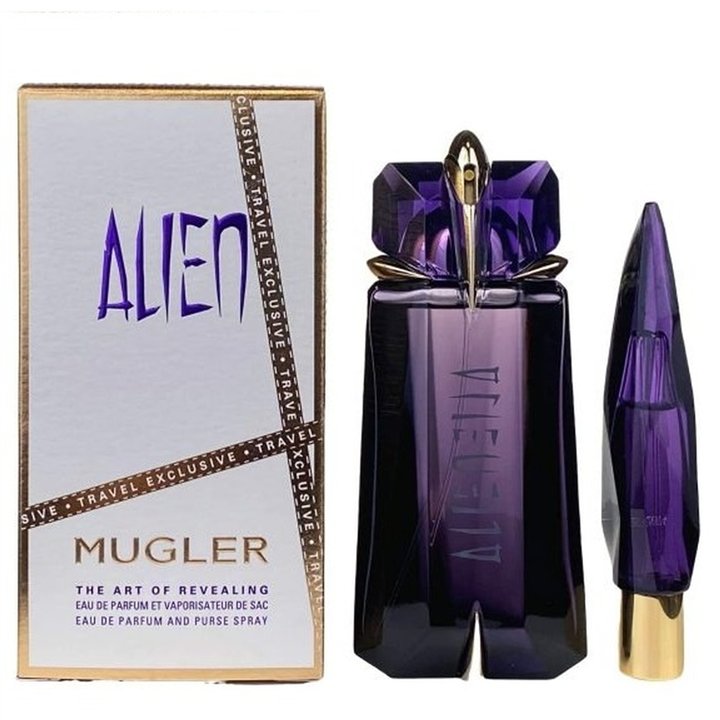 Set Thierry Mugler: Alien, Eau De Toilette, For Women, 90 ml + Alien, Eau De Toilette, For Women, 10 ml - Teknashop Ltd