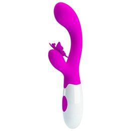PRETTY LOVE - BUTTERFLY KISS 30 FUNCTION RABBIT VIBRATOR PURPLE - D-245997 - Teknashop Ltd