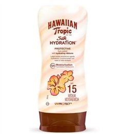Hawaiian Tropic Silk Hydration Protective Sun Lotion Spf15 180ml  - unisex - Teknashop Ltd