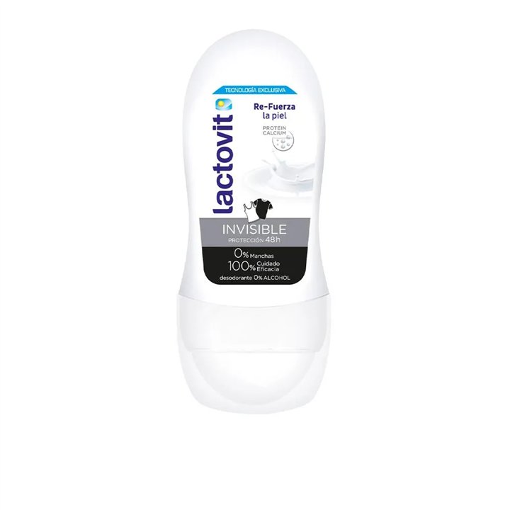 Lactovit Invisible Deodorant Roll On 50ml - unisex - Teknashop Ltd