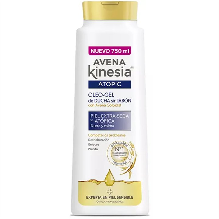 Avena Kinesia Avena Atopic Oleo Soap Free Shower Gel 750ml - unisex - Teknashop Ltd