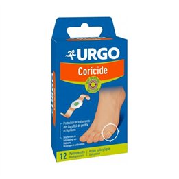 Set, Urgo, Coricide, Anti-Calluses, Local Treatment Patch, For Foot, 12 pcs - Teknashop Ltd