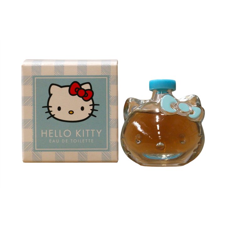Hello Kitty, Iconic Vichy Bleu, Eau De Toilette, For Girls, 5 ml *Miniature - Teknashop Ltd