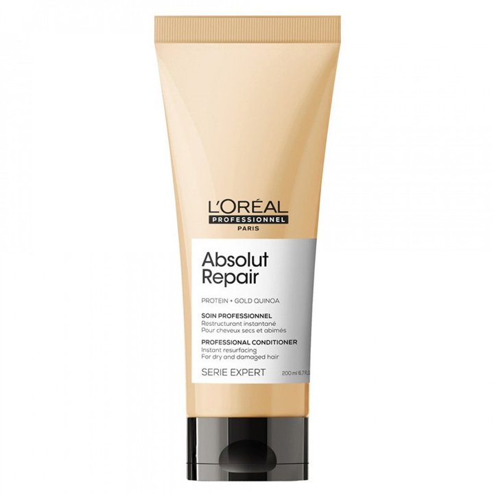 L'Oreal Professionnel, Serie Expert Absolut Repair, Protein + Gold Quinoa, Hair Conditioner, Instant Resurfacing, 200 ml - Tekna