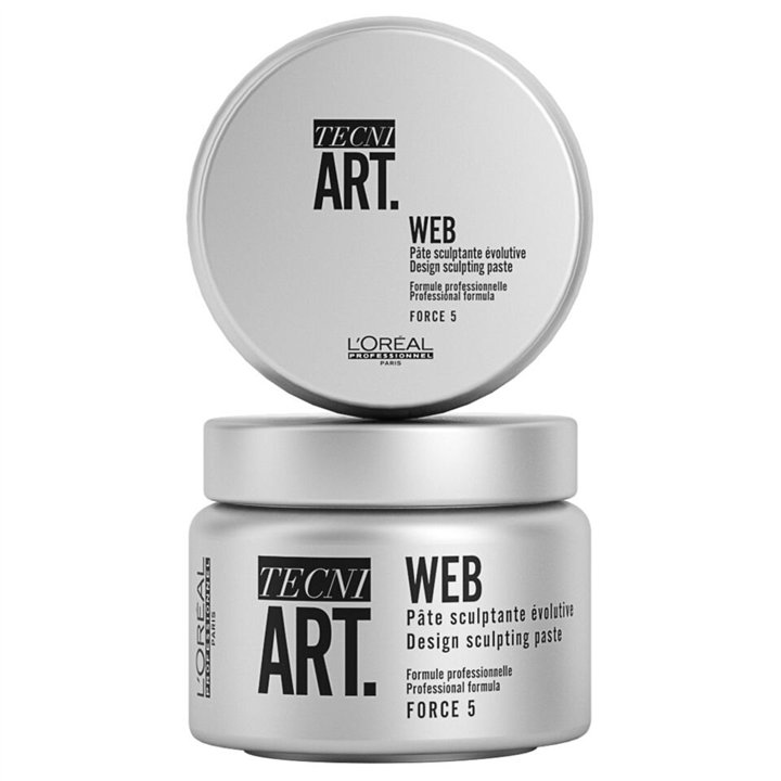 L'Oreal Professionnel, Tecni Art Web Design, Hair Styling Paste, Matte, Strong Hold, For Hair, 150 g - Teknashop Ltd