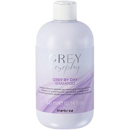 Inebrya, Grey By Day, Hair Shampoo, For Neutralisation Of Yellow Tones, 300 ml - Teknashop Ltd