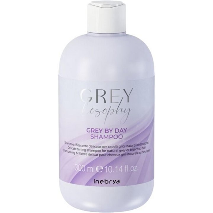 Inebrya, Grey By Day, Hair Shampoo, For Neutralisation Of Yellow Tones, 300 ml - Teknashop Ltd