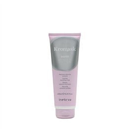 Inebrya, Kromask, Hair Colouring Cream Mask, Nourishing,  Silver, 250 ml - Teknashop Ltd