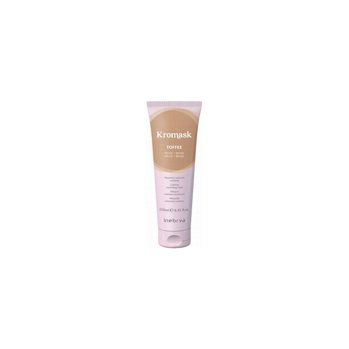 Inebrya, Kromask, Hair Colouring Cream Mask, Nourishing,  Toffee, 250 ml - Teknashop Ltd