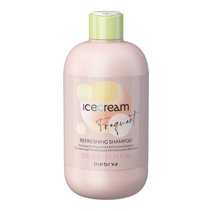Inebrya, Ice Cream Frequent, Hair Shampoo, Refreshing, 300 ml - Teknashop Ltd