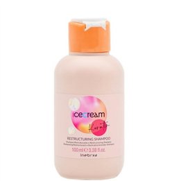 Inebrya, Ice Cream Keratin, Hair Treatment Cream Mask, Restructuring, 100 ml - Teknashop Ltd