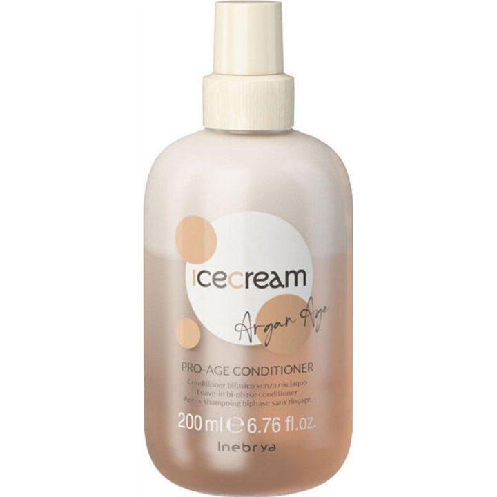 Inebrya, Ice Cream Pro-Age, Hair Conditioner, Hydrating, 200 ml - Teknashop Ltd