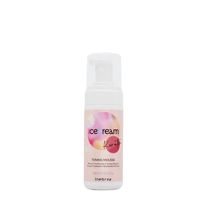 Inebrya, Ice Cream Keratin, Scalp Foam, Restructuring, 150 ml - Teknashop Ltd