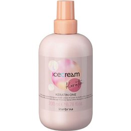 Inebrya, Ice Cream Keratin, Hair Leave-In Balm Spray, Restructuring, 200 ml - Teknashop Ltd