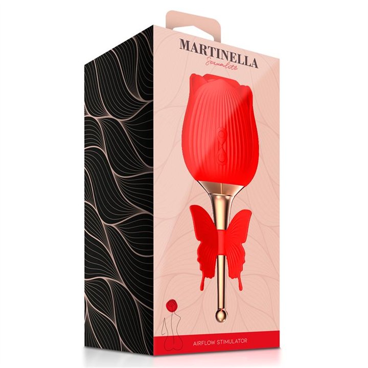 Rose with Suction and Vibrating Butterfly - MT-342 - Teknashop Ltd