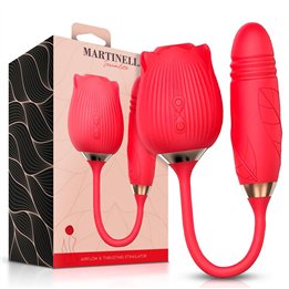 Airflow Rose and Thrusting Stimulator Egg USB - MT-343 - Teknashop Ltd