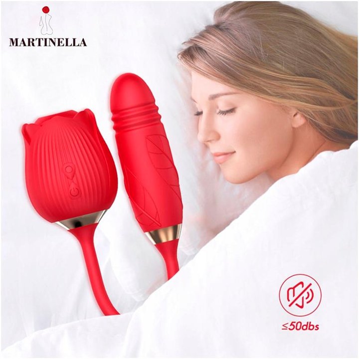 Airflow Rose and Thrusting Stimulator Egg USB - MT-343 - Teknashop Ltd