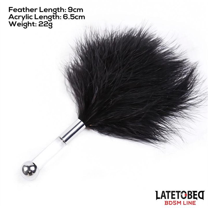 Feather Tickler with Acrylic Metal Handle - 8436615001316 - Teknashop Ltd