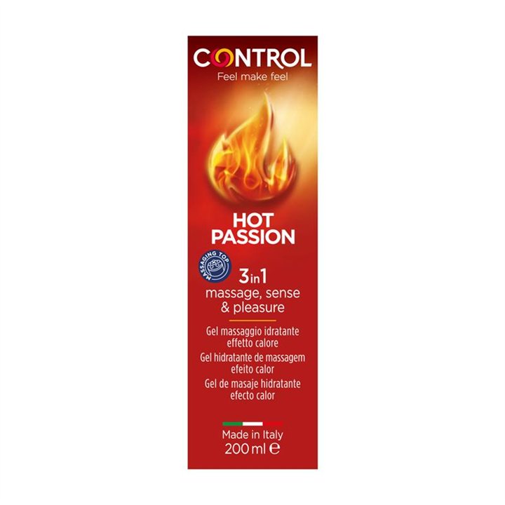 Massage Gel Hot Passion 200 ml - 8058664142163 - Teknashop Ltd