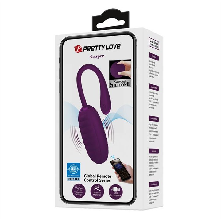 Casper Vibrating Egg with App - BI-014654HP-1 - Teknashop Ltd