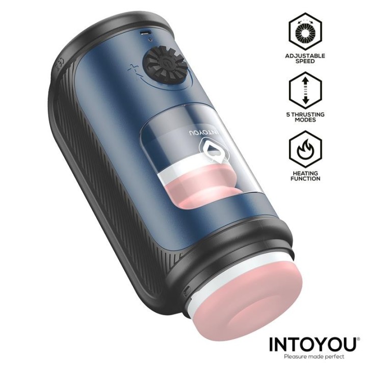 Tenkro Masturbator wit Thrusting and Heat USB-C - U-070 - Teknashop Ltd