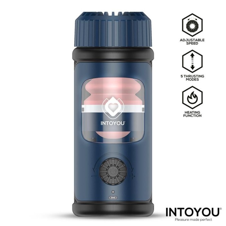 Tenkro Masturbator wit Thrusting and Heat USB-C - U-070 - Teknashop Ltd