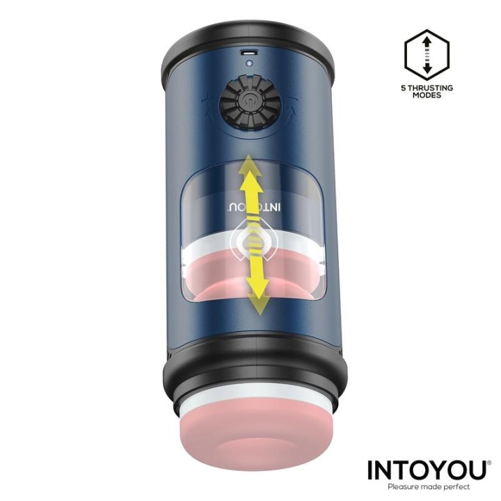 Tenkro Masturbator wit Thrusting and Heat USB-C - U-070 - Teknashop Ltd