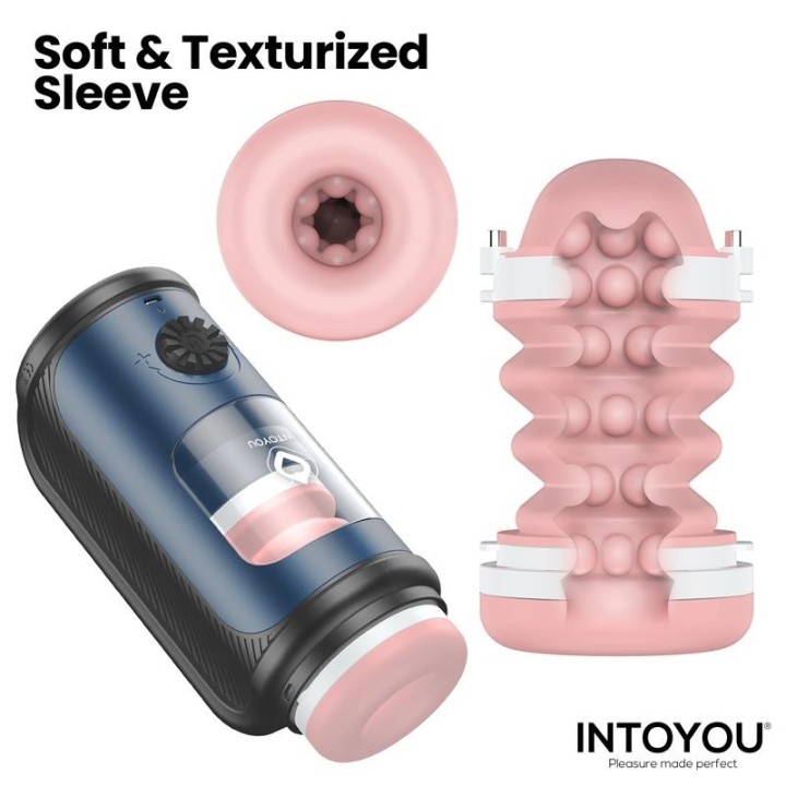 Tenkro Masturbator wit Thrusting and Heat USB-C - U-070 - Teknashop Ltd