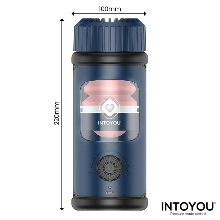 Tenkro Masturbator wit Thrusting and Heat USB-C - U-070 - Teknashop Ltd