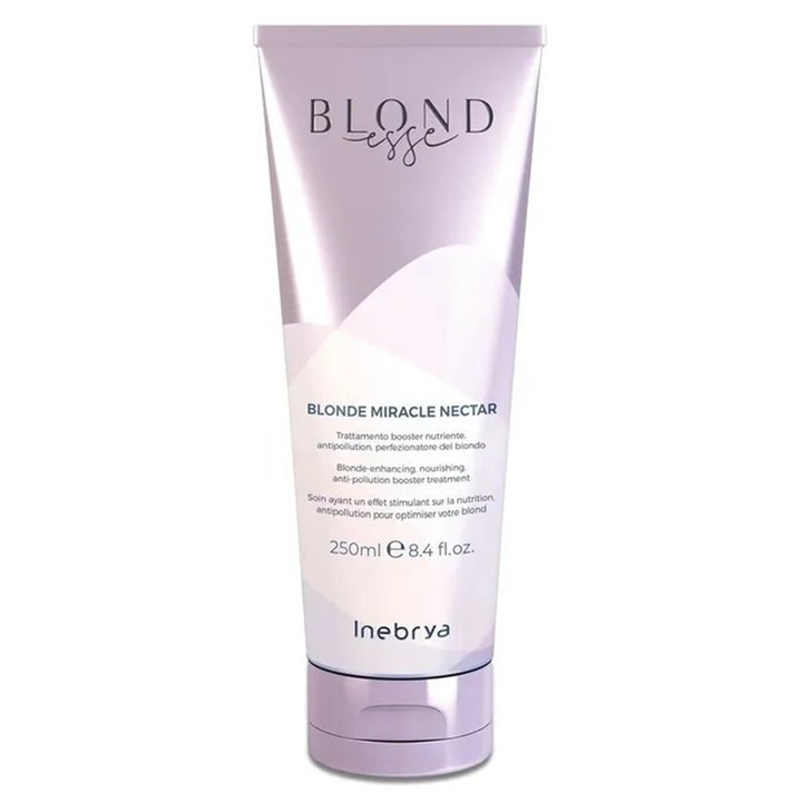 Inebrya, Blonde Miracle Nectar, Hair Treatment Cream Mask, Color Enhancing, 250 ml - Teknashop Ltd
