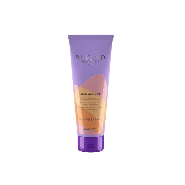 Inebrya, Blondesse No-Orange, Hair Treatment Cream Mask, Neutralizing Orange Tones, 250 ml - Teknashop Ltd