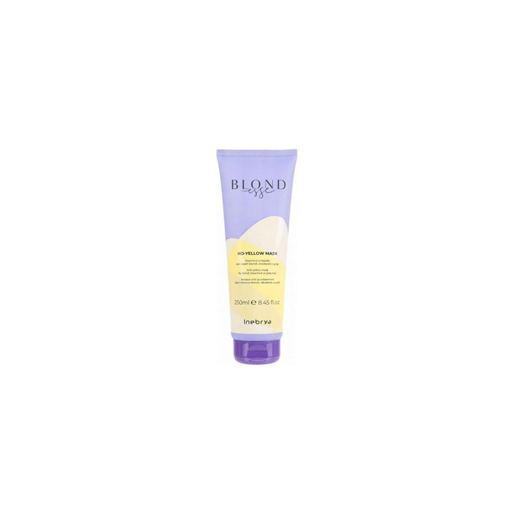 Inebrya, Blondesse No-Yellow, Hair Treatment Cream Mask, For Neutralisation Of Yellow Tones, 250 ml - Teknashop Ltd