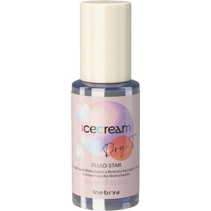 Inebrya, Ice Cream Dry-T, Nourishing, Hair Fluid, 60 ml - Teknashop Ltd