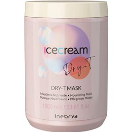 Inebrya, Ice Cream Dry-T, Hair Treatment Cream Mask, Hydrating, 1000 ml - Teknashop Ltd