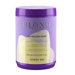 Inebrya, Blondesse No-Yellow, Hair Treatment Cream Mask, Neutralize yellow tones, 1000 ml - Teknashop Ltd