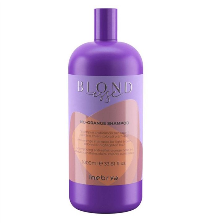 Inebrya, Blondesse No-Orange, Hair Shampoo, 1000 ml - Teknashop Ltd