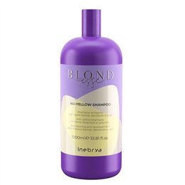 Inebrya, Blondesse No-Yellow, Vegan, Post Colour Shampoo, 1000 ml - Teknashop Ltd